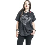 Camiseta de Harry Potter - Hogwarts Letter - Waiting - S 3XL - para Mujer - Gris oscuro