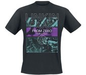Camiseta de Linkin Park - From Zero To World Tour - S 4XL - para Hombre - Negro