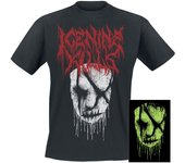 Camiseta de Ice Nine Kills - Face - Glow In The Dark - S 4XL - para Hombre - Negro