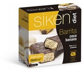 Siken Diet Barrita Coco Banana 5 Unidades
