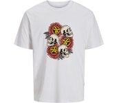 JACK&JONES 12272966 JORANATOMY SKULL TEE SS CREW NECK SN Hombre Camiseta Top Polo TS 29576