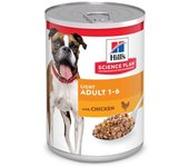 12 x 370 gr Comida húmeda para perros con pollo Adult Light Hills Science Plan