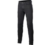 Alpinestars Argon Slim Fit Denim Pantalones textiles para motocicleta - Negro (34)