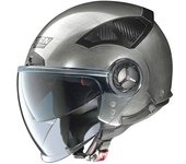 Nolan N33 Evo Classic Scratched Chrome Casco Jet -  (2XS)