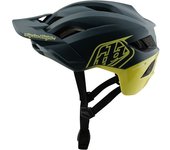 Lee Mips Flowline SE Badge Casco de bicicleta - Gris Amarillo (XL 2XL)
