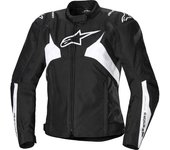Alpinestars Stella T-Jaws V4 Chaqueta textil impermeable para motociclismo para mujer - Negro Blanco (XS)
