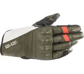 Alpinestars AS-DSL Kei Guantes de motocicleta - Negro Blanco Verde (3XL)