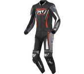 Berik Absolute GP2 Traje de cuero de moto de dos piezas - Negro Gris Rojo (54)