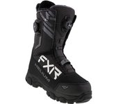 FXR Helium Dual BOA Botas para motos de nieve - Negro Blanco (42)