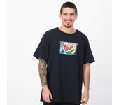 Converse Comic - Negro - Camiseta Oversize Hombre talla M
