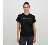 adidas Mt Logo - Negro - Camiseta Trekking Mujer talla S