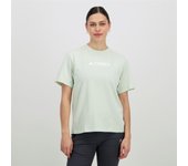 adidas Tx Logo - Verde - Camiseta Trekking Mujer talla XS