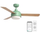 Universal Blue Vento 6048T Ventilador de Techo Silencioso con Luz y WiFi 35W 122cm Turquesa