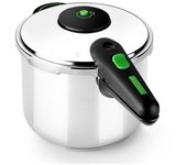 Olla a presión Monix M911002 6L Acero Inoxidable Triple Fondo Difusor Inducción Profesional