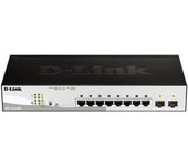 Switch D-Link DGS-1210-08P 8 Puertos Gigabit Gestionado L2 PoE Montaje en Rack