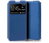 Cool Funda Flip Cover Liso Azul para Xiaomi Redmi Note 11 Pro/Note 11 Pro 5G