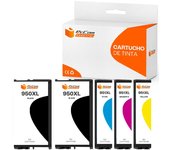 Pccom Essential HP 950XL/951XL Cartucho Tinta Compatible Negro/Cian/Magenta/Amarillo Pack 5