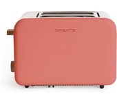 Tostadora Create Retro XL 1500W dobles ranuras extra anchas 6 niveles funciones automáticas