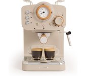 Create Thera Retro Cafetera Express Semiautomática Café Molido Y Monodosis 1,25L 1100W Beige