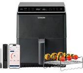 Cosori Dual Blaze Chef Edition Freidora de Aire 6.4L 1700W + Smart Meat Termómetro Inteligente
