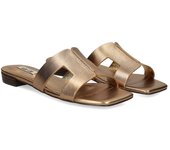 Bibi Lou Sandalias Planas Mujer - Plata Talla 38