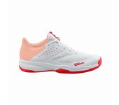 Zapatillas de tenis wilson kaos stroke 2.0 mujer blanco/peach par