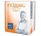Indasec Hombre Normal Absorción 300ml 10 Unidades