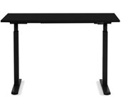 Kare Design Escritorio ajustable de bipedestación negro y acero negro L140