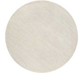 Wecon Home Alfombra redonda crudo diseño tufting a mano en relieve 200 rd.