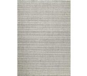 Wecon Home Alfombra gris y crudo diseño tuftado a mano en relieve 200x300