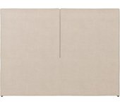 Morfeo Cabecero tapizado beige para cama de 105 cm. Medidas 115x125 cm.