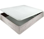 Aznar Canapé abatible madera  3d transpirable altura 32 cm - 160x200 cm