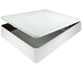Aznar Canapé abatible madera  3d transpirable altura 32 cm - 160x200 cm
