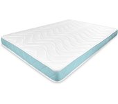 Duérmerte Online Colchón viscoblue, viscoelastico, 90x180, blanco/azul, altura 15cm