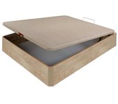 Aznar Canapé abatible madera  3d transpirable altura 32 cm - 160x200 cm
