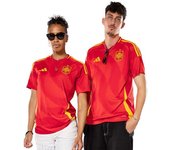 Adidas - Camiseta oficial España Primera Equipación 2024-2025, Unisex, Better Scarlet, M