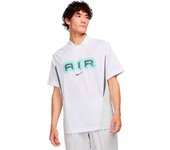 Nike - Polo Sportswear Swoosh Air Jersey, Hombre, White-Photon Dust-Iron Grey, L