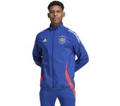 Adidas - Chaqueta España Pre-Match Eurocopa 2024, Unisex, Victory Blue-Ray Red, S