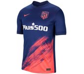 Nike - Camiseta oficial Atlético de Madrid Segunda Equipación Stadium 2021-2022, Unisex, Loyal Blue-Laser Crimson, XL