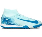 Nike - Bota de fútbol Air Zoom Mercurial Superfly 10 Academy Turf, Unisex, Glacier Blue-Blue Orbit, 10 USA