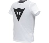 Dainese Logo Camiseta para niños - Negro Blanco