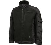Brandit Ripstop Fleece Chaqueta - Negro (XL)