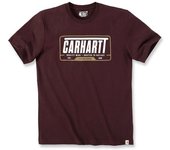 Carhartt Relaxed Fit Heavyweight Graphic Camiseta - Rojo (S)