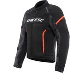 Dainese Air Frame 3 Chaqueta textil de motocicleta - Negro Rojo (60)