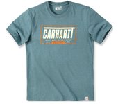 Carhartt Relaxed Fit Heavyweight Graphic Camiseta - Turquesa (S)