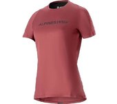 Alpinestars Stella A-Dura Dri Switch Maillot de bicicleta de manga corta para mujer - Rojo
