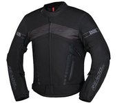 IXS RS-400-ST 3.0 Chaqueta textil impermeable para motocicleta - Negro (2XL)