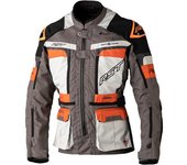 RST Pro Series Adventure-Xtreme Chaqueta textil de motocicleta - Gris Naranja (M)