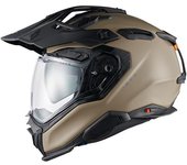 NEXX X.WED 3 Plain Casco de motocross - Marrón (XL)