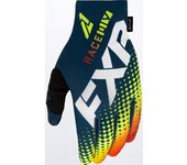 FXR Pro-Fit Air Colored Guantes de motocross - Azul Naranja (S)